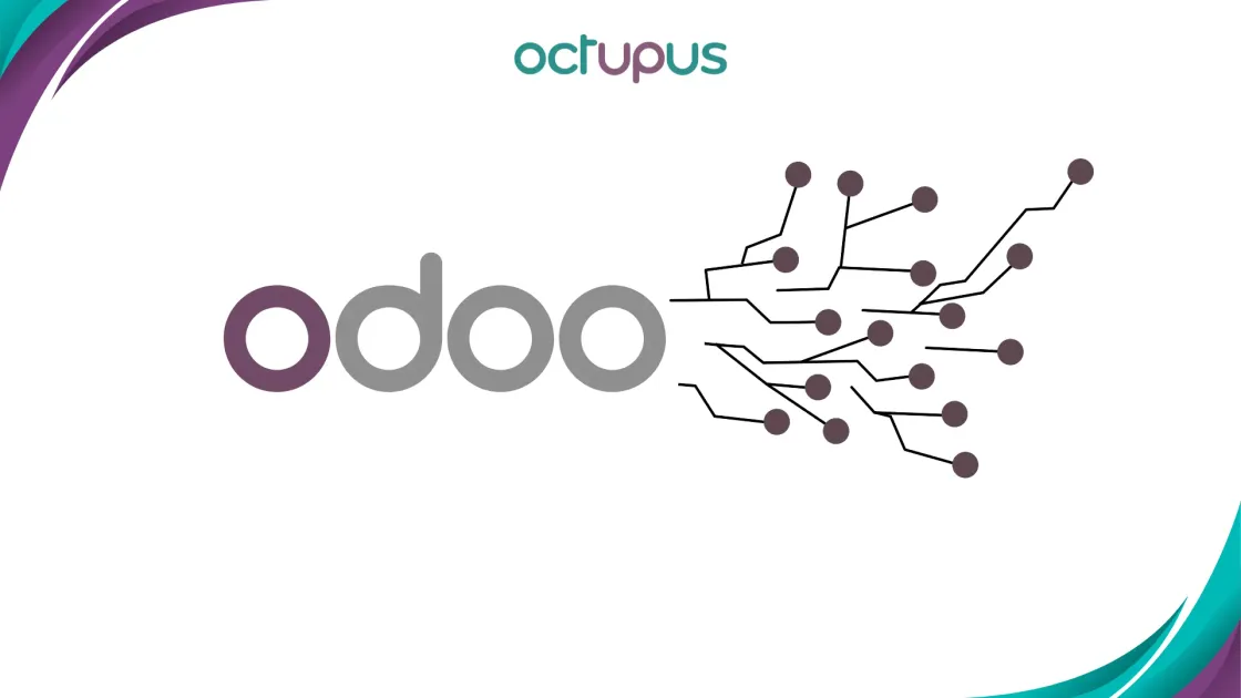 El logo de Odoo con un montón de ramas saliendo de él.
