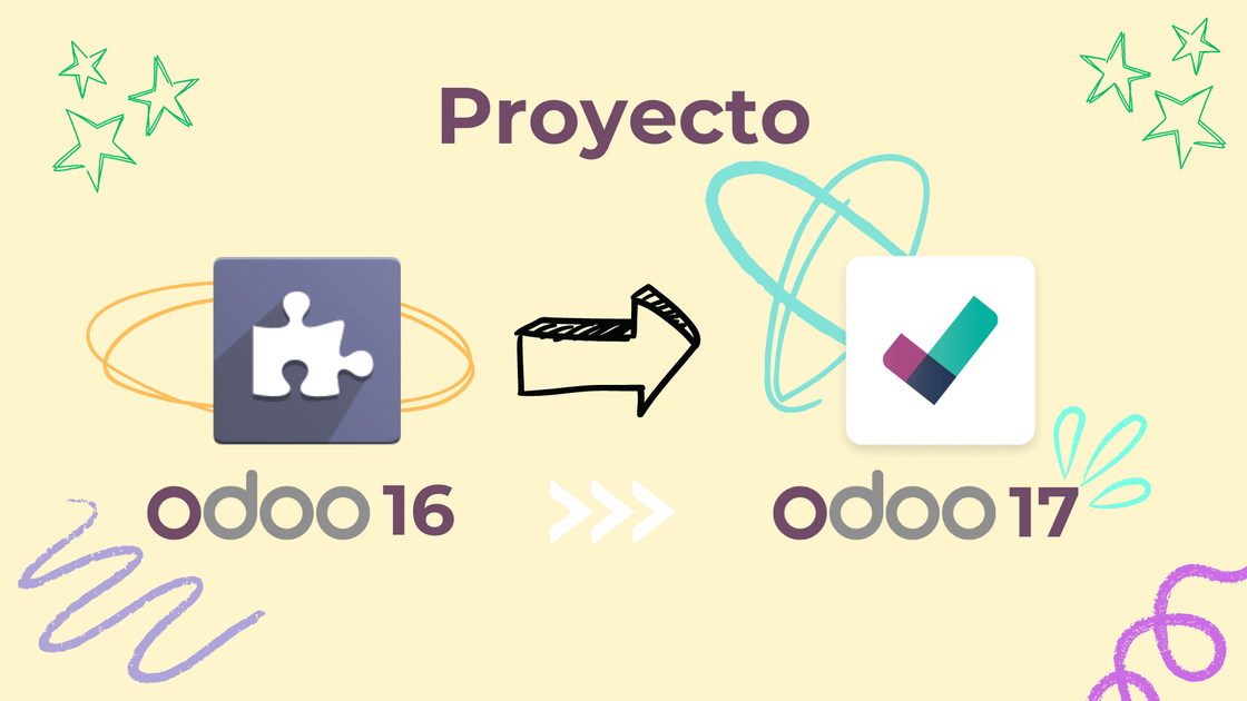 Evolución del diseño del módulo de Información entre Odoo 16 y Odoo 17