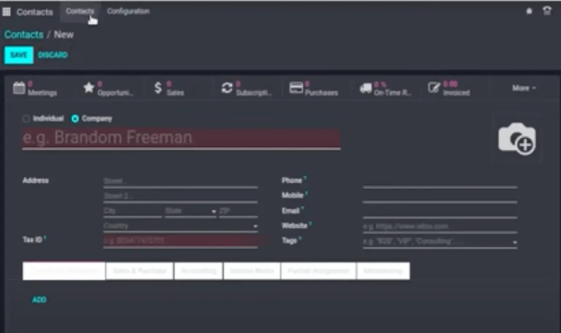 Modo oscuro en Odoo 16