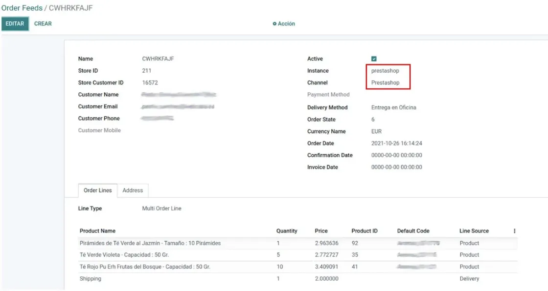 Octupus Multichannel _ Mapeo de canal en órdenes