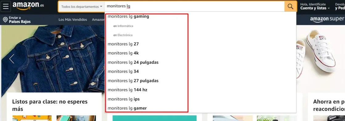 amazon sugest empleado para determinar keywords tendencias intención de compra seo para ecommerce octupus