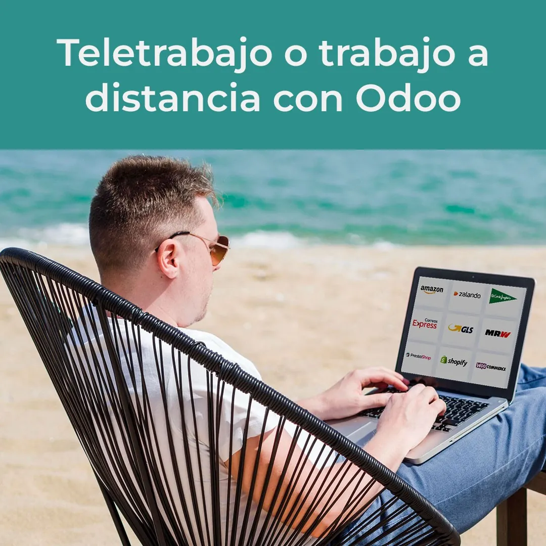 Teletrabajo o trabajo a distancia con Odoo: ventajas, aplicaciones y preguntas frecuentes