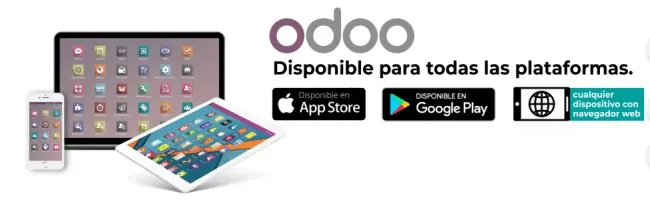Odoo está disponible para cada una de las plataformas existentes en el mercado.