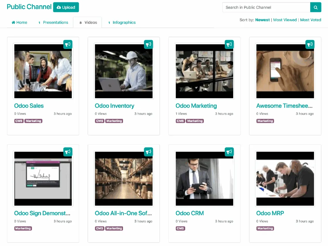 Odoo diapositivas
