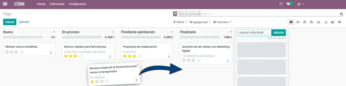 Con Odoo CRM podrás gestionar tu pyme de manera sencilla y mucho mas efectiva