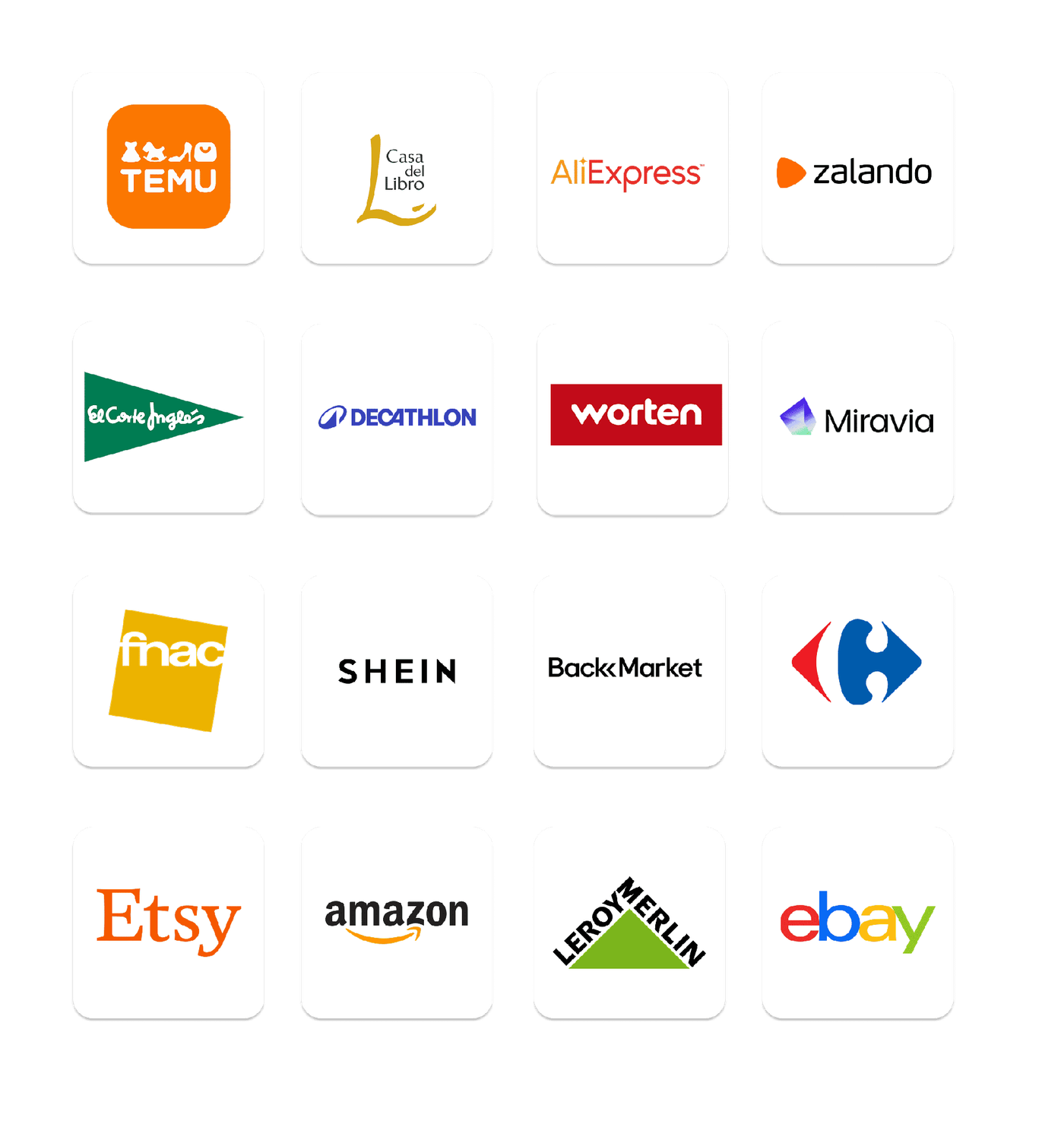 Ejemplos de conectores que puedes conseguir con Odoo Multichannel