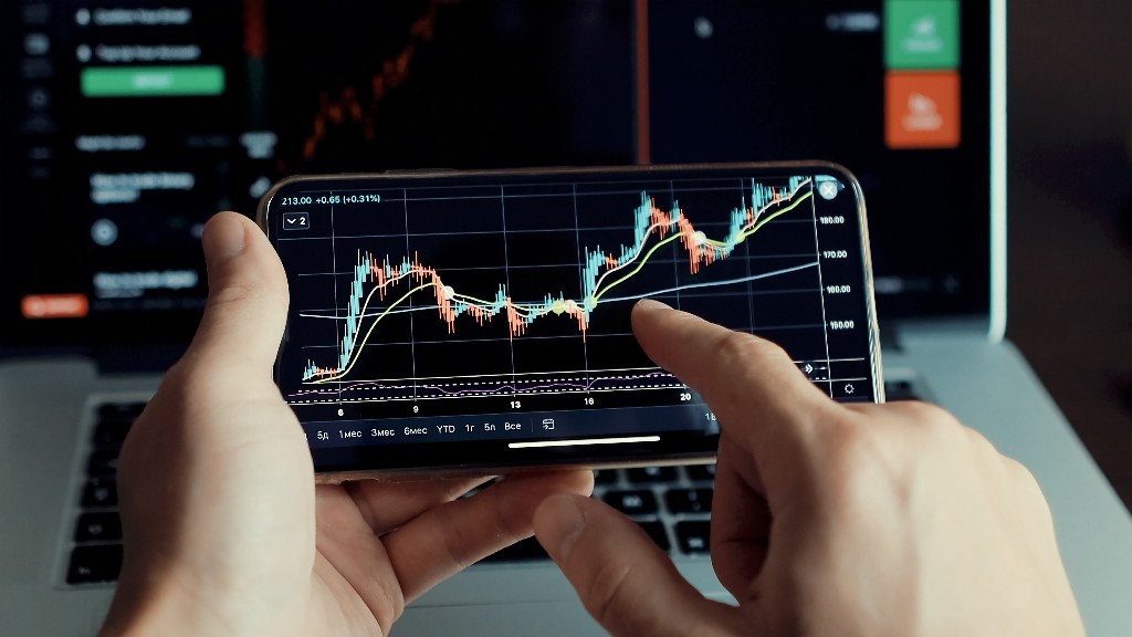 investment stockbroker stock market analysis data graph with price rates