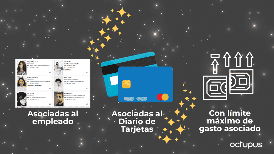 En Odoo 19 se va a poder asociar tarjetas a los empleados