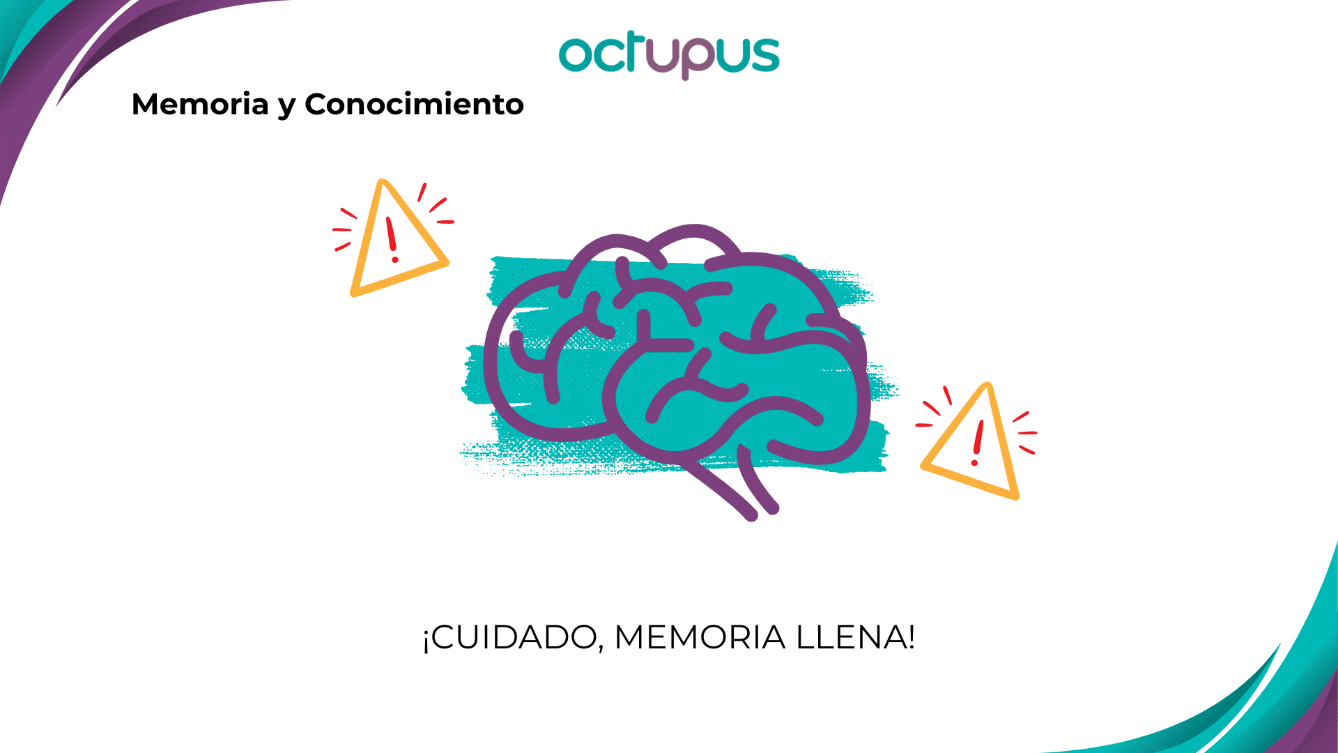 MemoriaYConocimiento Ejemplo visual de cómo a la IA le sucede como a los humanos. Cuánta más llena tenga la memoria, más le cuesta recordar.