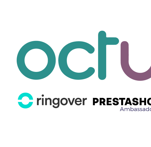 Octupus es partner de Shopify, Prestashop, Odoo y Ringover. Parte izquierda (Octu)