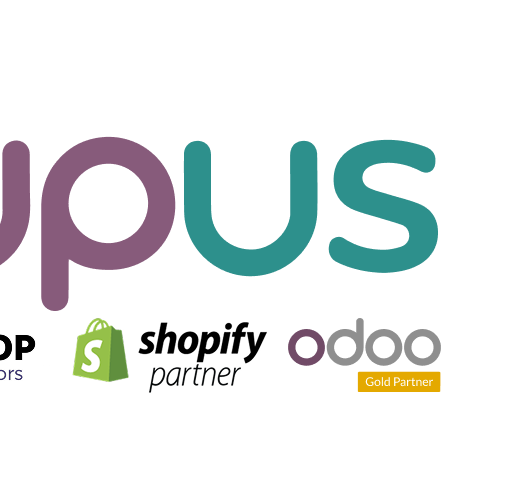 Octupus es partner de Shopify, Prestashop, Odoo y Ringover. Parte derecha (Upus)